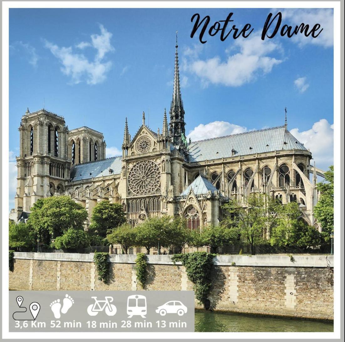 Nice Apartment With Amazing View Of Paris + Parking エクステリア 写真
