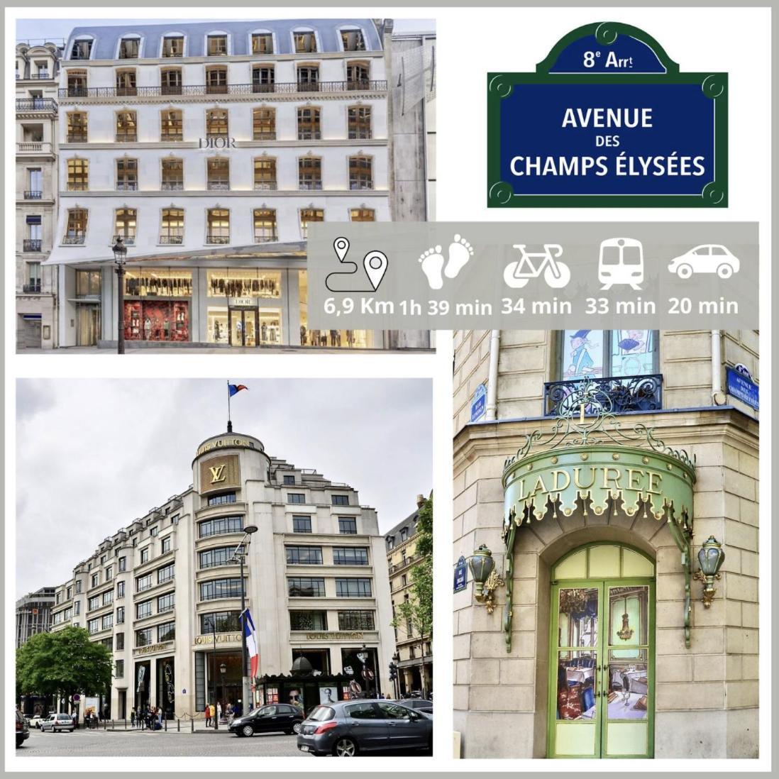Nice Apartment With Amazing View Of Paris + Parking エクステリア 写真
